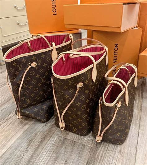 louis vuitton neverfull measurements